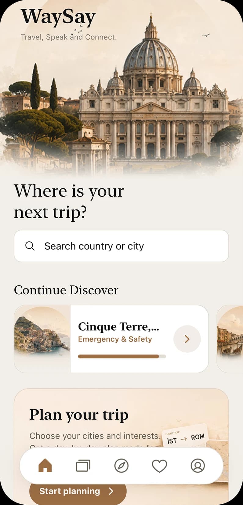 WaySay — Where’s your next trip?